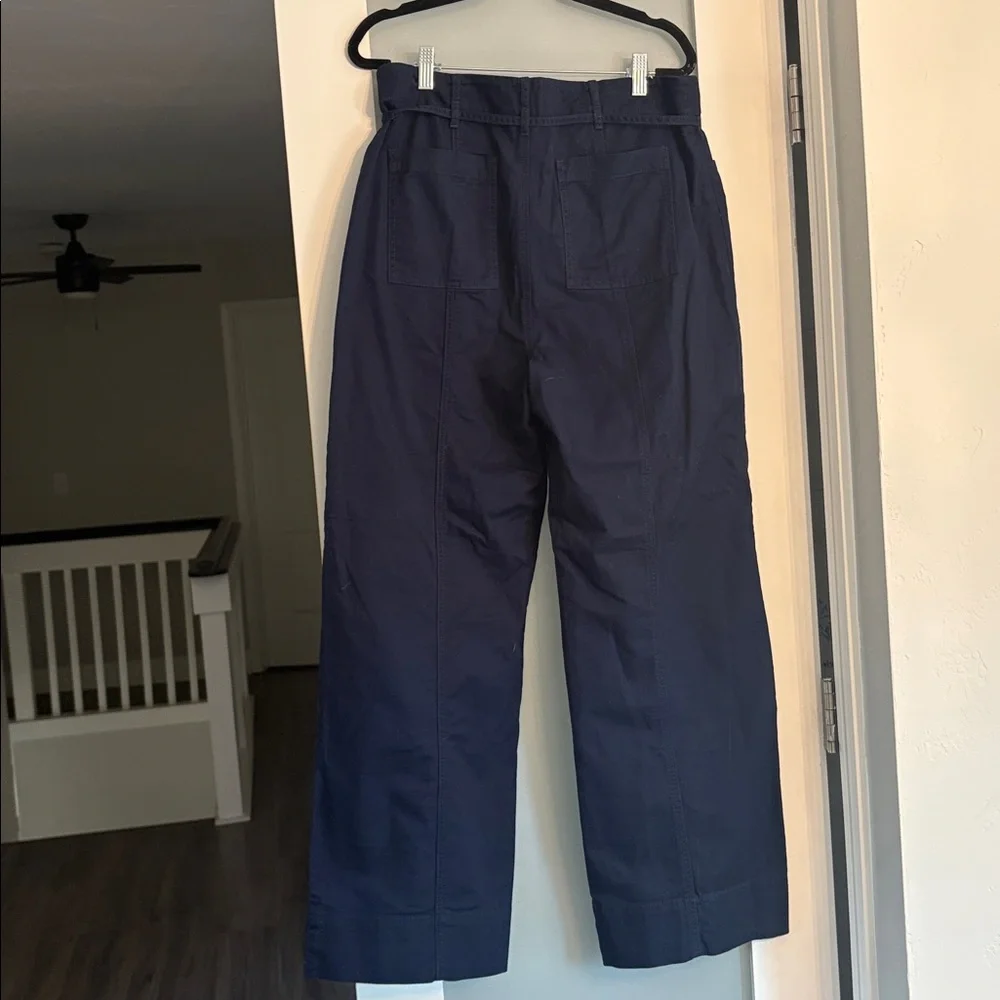 Loft wide leg cargo trouser pants business casual relaxed streetwear academia - Picture 8 of 9